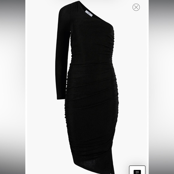 - NWOT Likely Mindy One-Shoulder Long Sleeve Asymmetric Hem Dress - Picture 3 of 11